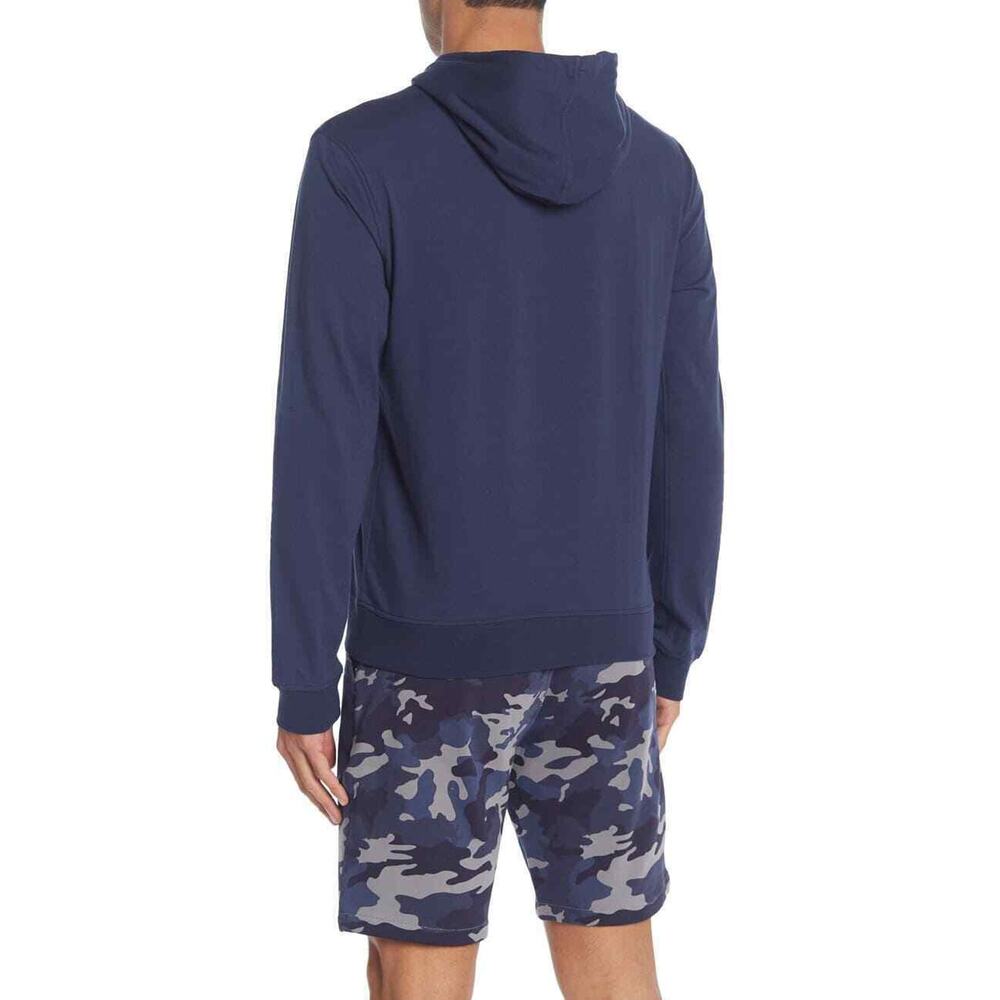 Slate & Stone Jersey Hoodie Navy blue Size M - Picture 2 of 2
